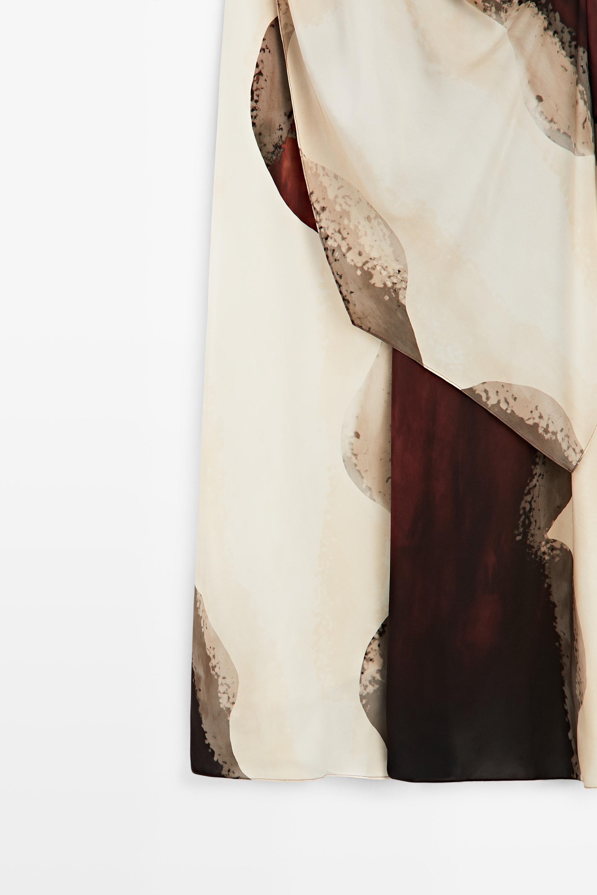 Long flowing halter neck dress